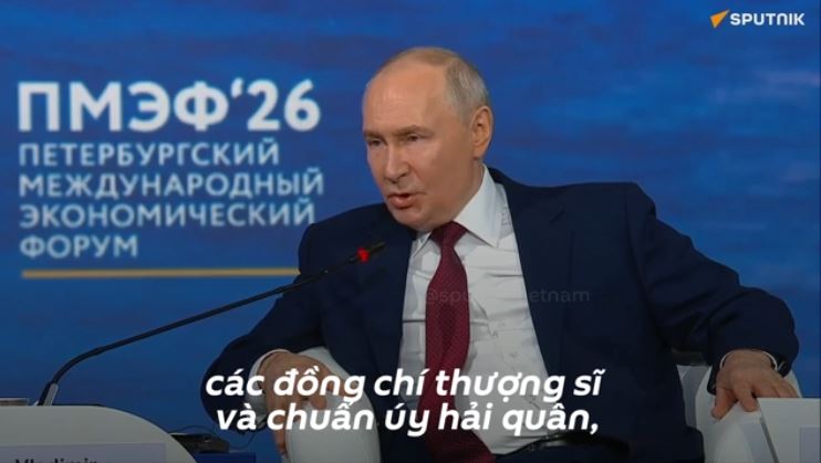 Ông Putin nhắn nhủ các quân nhân trong chiến dịch đặc biệt: 