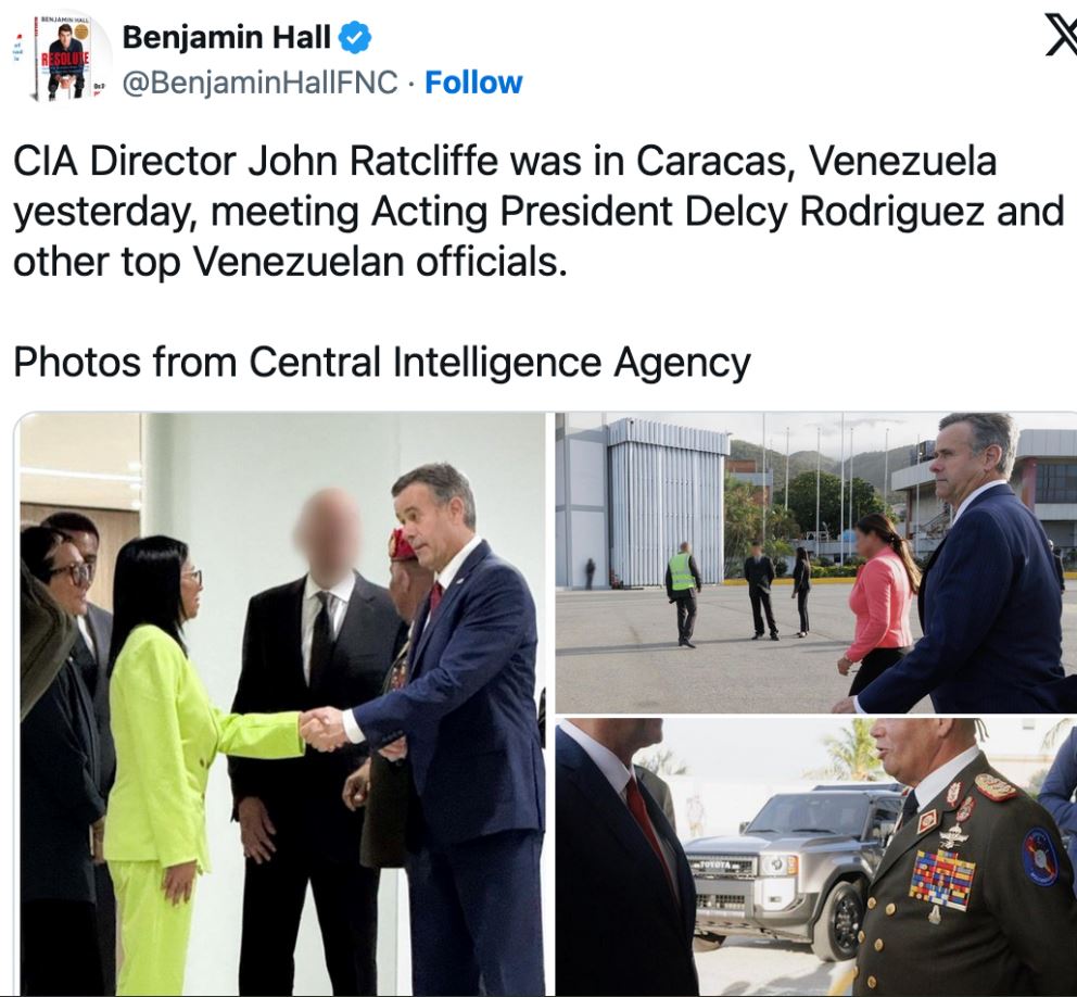 Giám đốc CIA gặp Tổng thống lâm thời Venezuela chuyển thông điệp của Tổng thống Trump