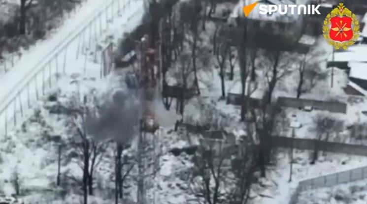 Binh chủng trẻ nhất của Nga trình diễn kết quả tác chiến trong khu vực chiến dịch quân sự đặc biệt