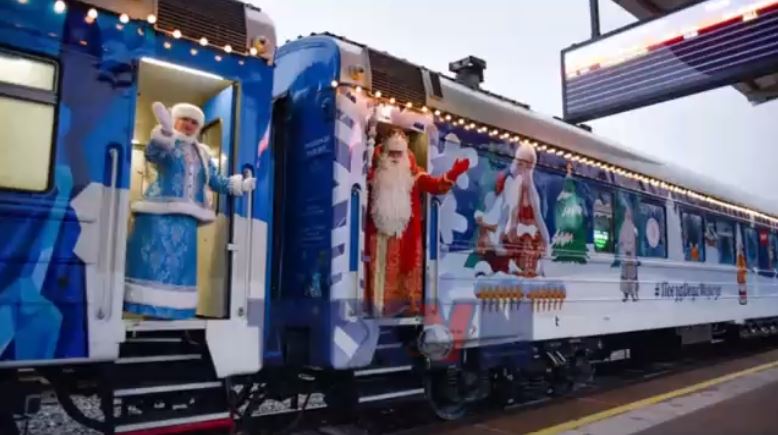 Chuyến tàu của Ông già Tuyết đã đến Moskva