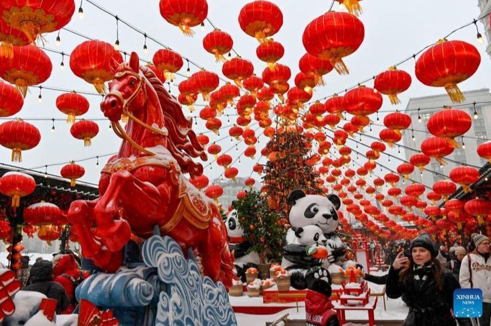 Moscow rực rỡ sắc màu đón năm Bính Ngọ