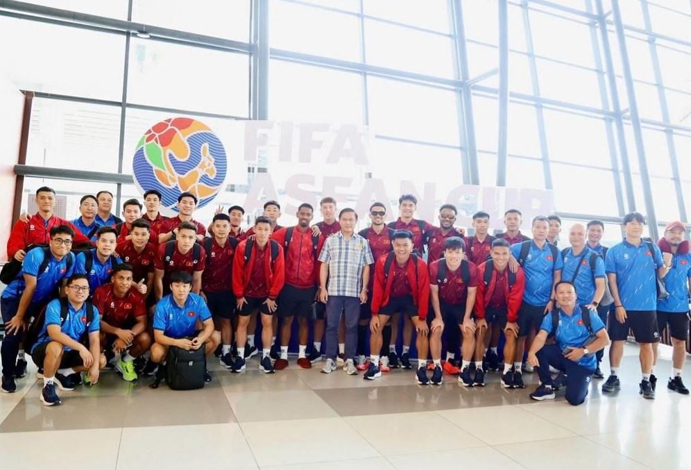 Đội tuyển Việt Nam đã đến Indonesia, sẵn sàng cho FIFA ASEAN Cup 2026