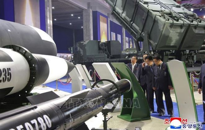 Triều Tiên giới thiệu nhiều công nghệ mới tại triển lãm quốc phòng thường niên