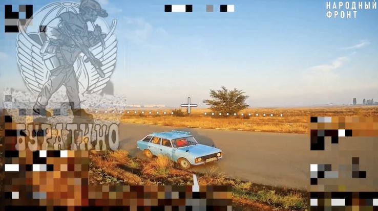 Video: Cảnh tượng dân thường Ukraine bình thản khi chạm trán UAV FPV của Nga