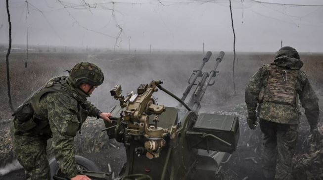 Lực lượng vũ trang Nga giải phóng làng Volchye ở vùng Dnepropetrovsk