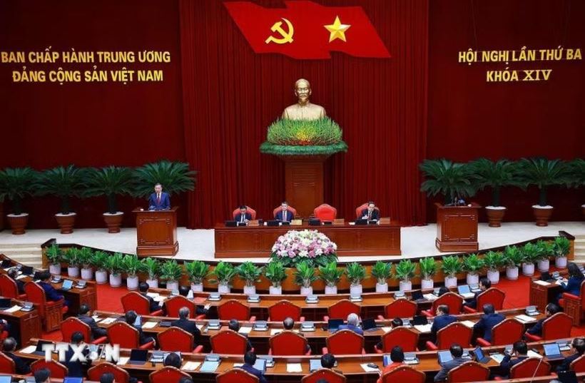 Khai mạc trọng thể Hội nghị lần thứ ba Ban Chấp hành Trung ương Đảng khóa XIV