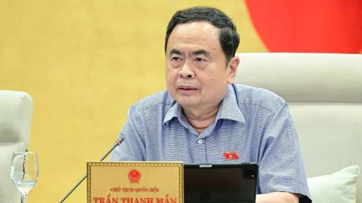 Việt Nam để Quốc tang Chủ tịch Quốc hội Lào, ông Trần Thanh Mẫn đi viếng