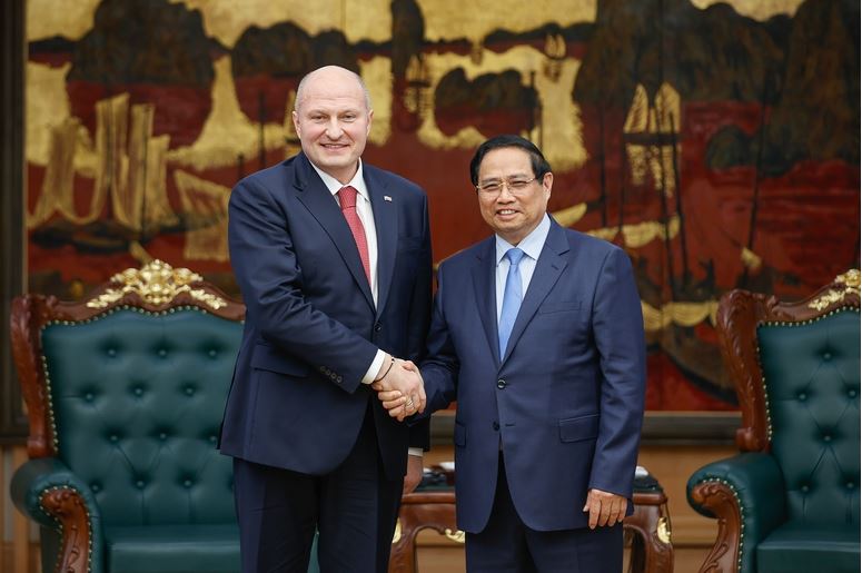 Thủ tướng Phạm Minh Chính tiếp Bộ trưởng Bộ Tình trạng khẩn cấp Liên bang Nga