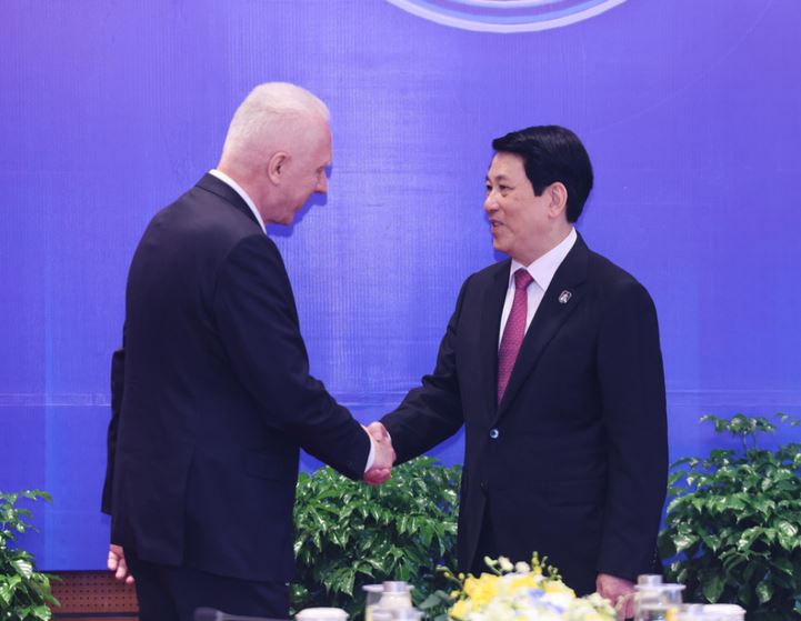 Chủ tịch nước Lương Cường tiếp Tổng công tố Nga tại Hà Nội