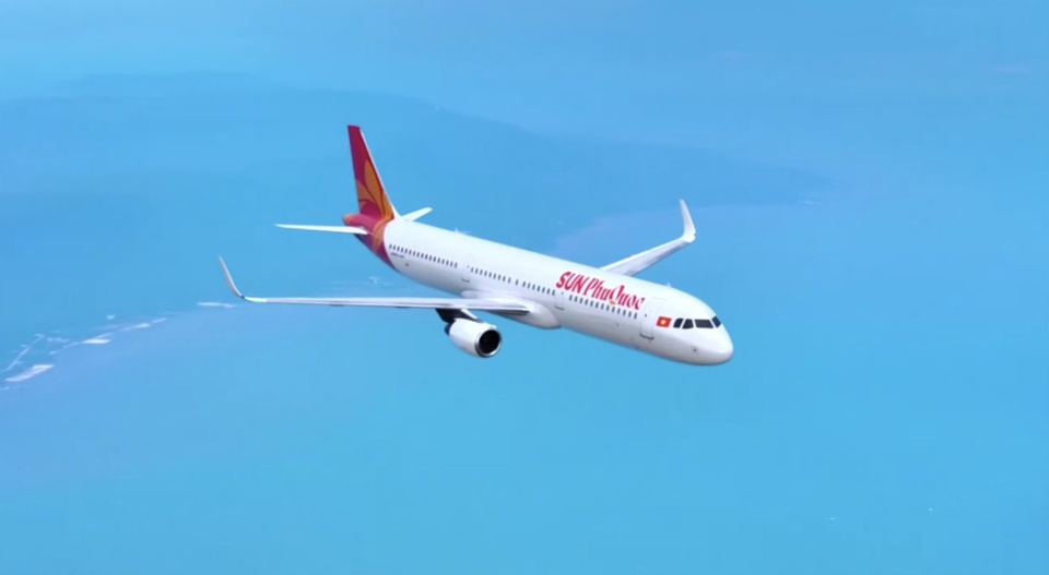 Lộ diện máy bay đầu tiên của Sun PhuQuoc Airways