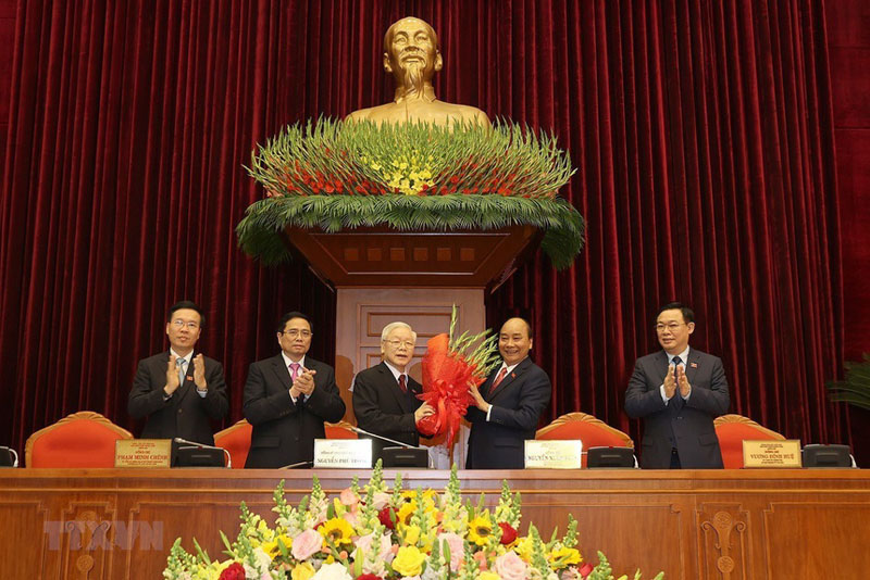 Ông Nguyễn Phú Trọng tái đắc cử chức Tổng bí thư khóa XIII