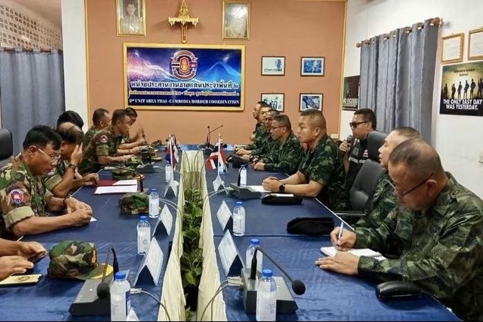 Thái Lan - Campuchia đã tạm dừng mọi hoạt động quân sự tại biên giới
