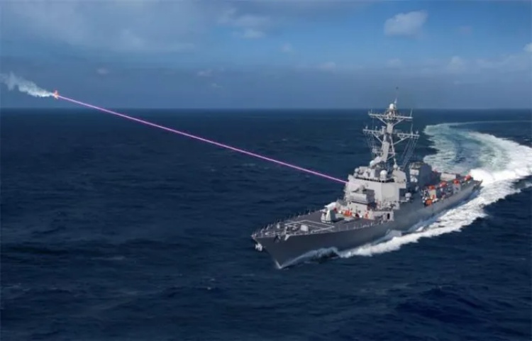 Mỹ điều tàu chiến trang bị vũ khí laser tới Nhật Bản để đối phó Trung Quốc