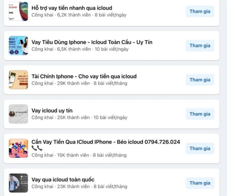 Cảnh giác với thủ đoạn lừa đảo cho vay tiền qua icloud