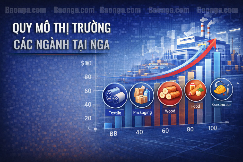 Bài 14: Quy mô thị trường các ngành sản xuất tại Nga - Những con số đáng chú ý cho nhà đầu tư (Phân tích thị trường cập nhật đến năm 2026)