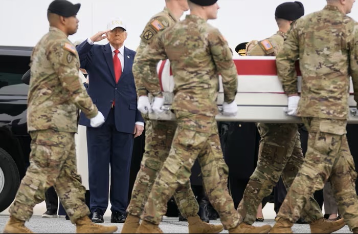 Mỹ đưa thi hài binh sĩ tử nạn trong đợt phản công của Iran về nước