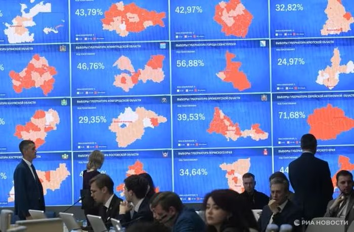 Bầu cử Nga: Ứng viên đảng Nước Nga Thống nhất thắng tại 19/20 địa phương