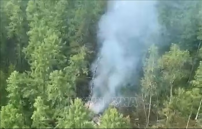 Vụ rơi máy bay ở Nga: Tiếp tục các nỗ lực triển khai công tác cứu hộ