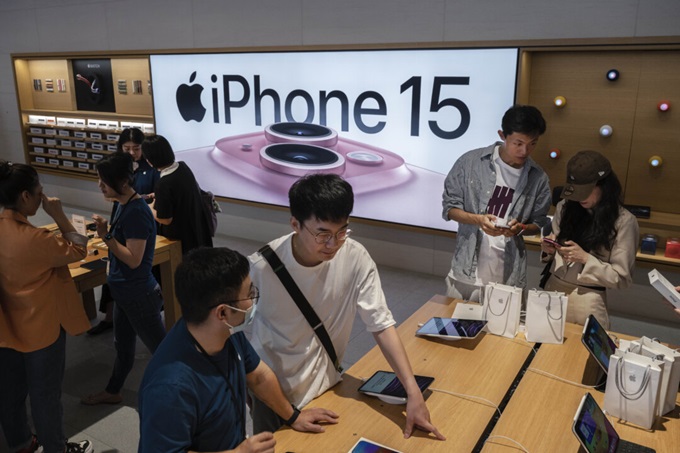 Doanh số của Apple liên tục giảm tại Trung Quốc