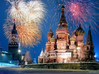 Moskva: Chương trình pháo hoa năm mới sẽ bắt đầu lúc 1 giờ ngày 01-01-2014