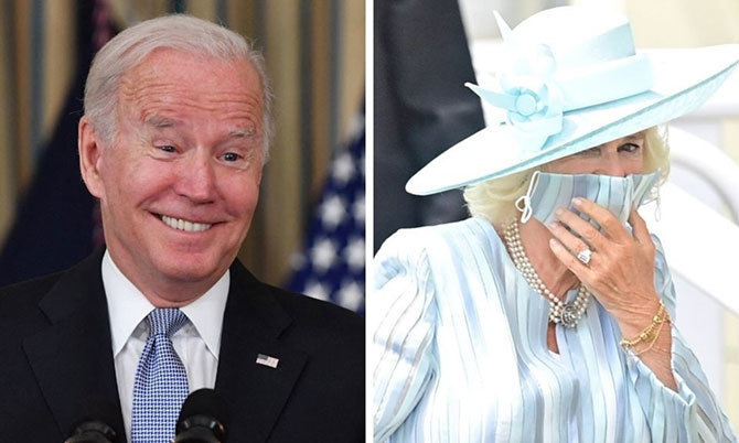 Tổng thống Biden gặp tình huống xấu hổ khi trò chuyện với bà Camilla