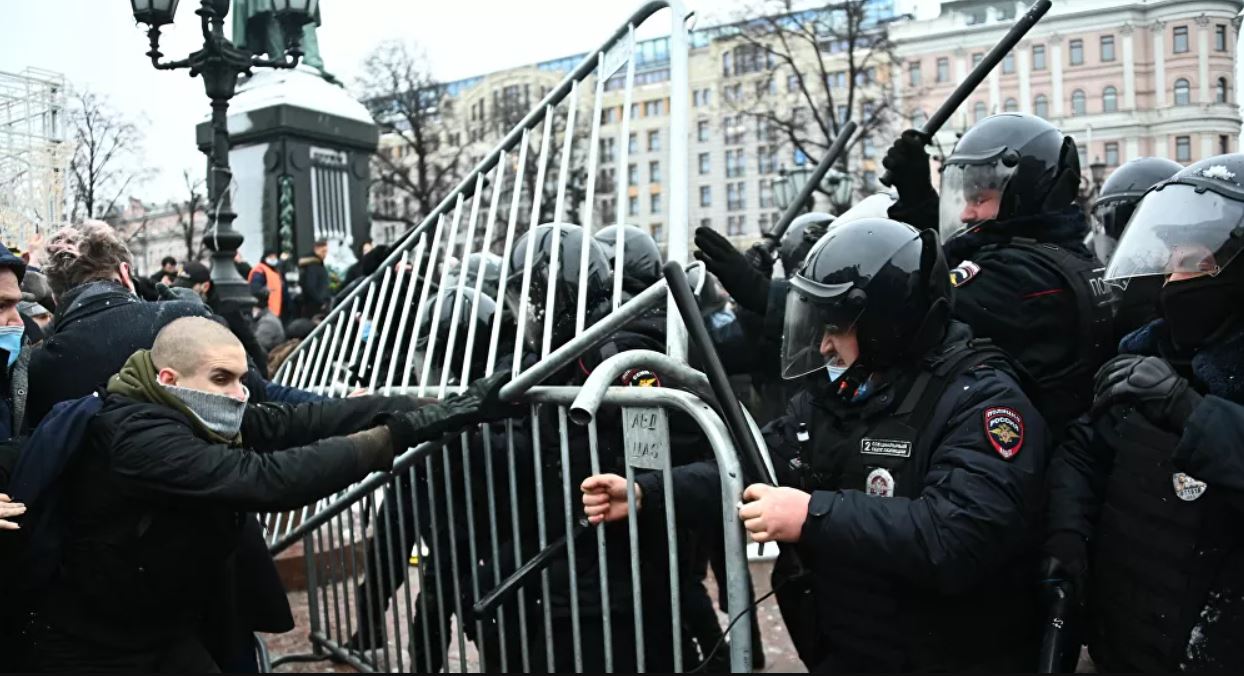 Ở Moskva, bắt giữ những người đầu tiên tham gia cuộc biểu tình không được phép