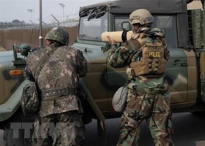 Quân đội Hàn Quốc và Mỹ tiến hành diễn tập chung chống khủng bố