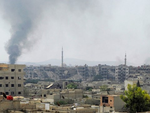 Đại sứ quán Nga ở Syria bị pháo kích suốt 2 giờ đồng hồ