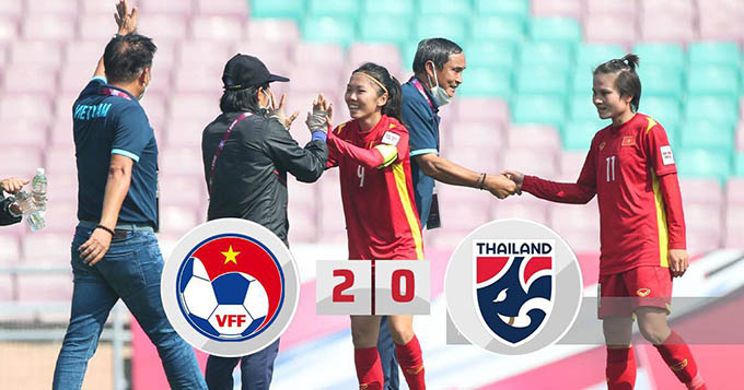 Vượt qua Thái Lan 2 - 0, tuyển nữ Việt Nam chạm 1 tay vào tấm vé dự VCK World Cup 2023