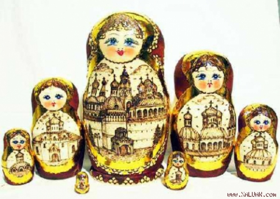 Búp bê Matryoshka - biểu tượng nước Nga