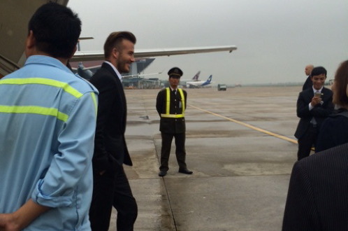 David Beckham đã có mặt tại Hà Nội