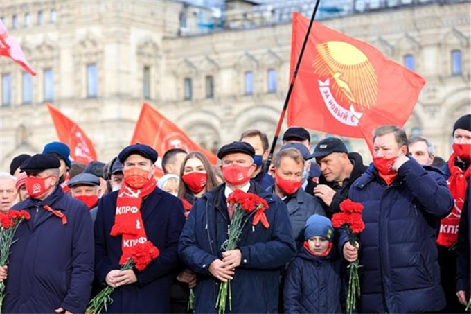 Liên bang Nga long trọng kỷ niệm 104 năm Cách mạng Tháng Mười