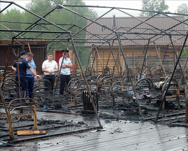 Hỏa hoạn tại trại hè ở Nga, ít nhất 4 trẻ em thiệt mạng