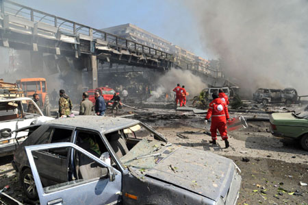 Đánh bom gần sứ quán Nga tại Syria, 35 người thiệt mạng