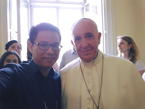 Gặp chàng trai Việt có vinh dự ăn trưa với Đức Giáo Hoàng