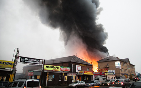 Cháy “chợ Việt Nam” tại Kazan để lại hậu quả nặng nề