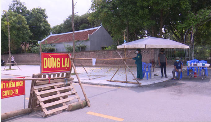Bắc Ninh: Cách ly xã hội huyện Thuận Thành từ 14h chiều nay