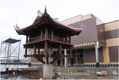 Hoàn thành lắp đặt Chùa Một Cột tại INCENTRA