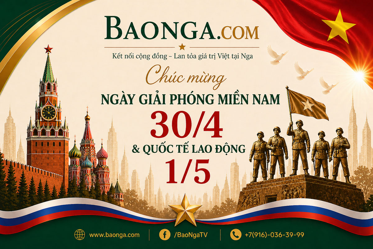 Chúc mừng Ngày Giải phóng miền Nam (30/4) và Quốc tế Lao động (1/5)