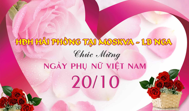 HĐH Hải Phòng tại Moskva - LB Nga chúc mừng ngày Phụ nữ Việt Nam 20-10