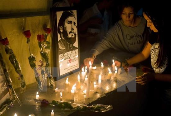 Lễ viếng cố lãnh tụ cách mạng Fidel Castro bắt đầu tại Cuba