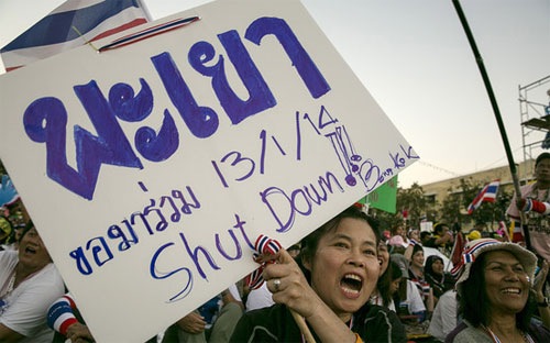 Bangkok tê liệt vì biểu tình chống Thủ tướng Yingluck
