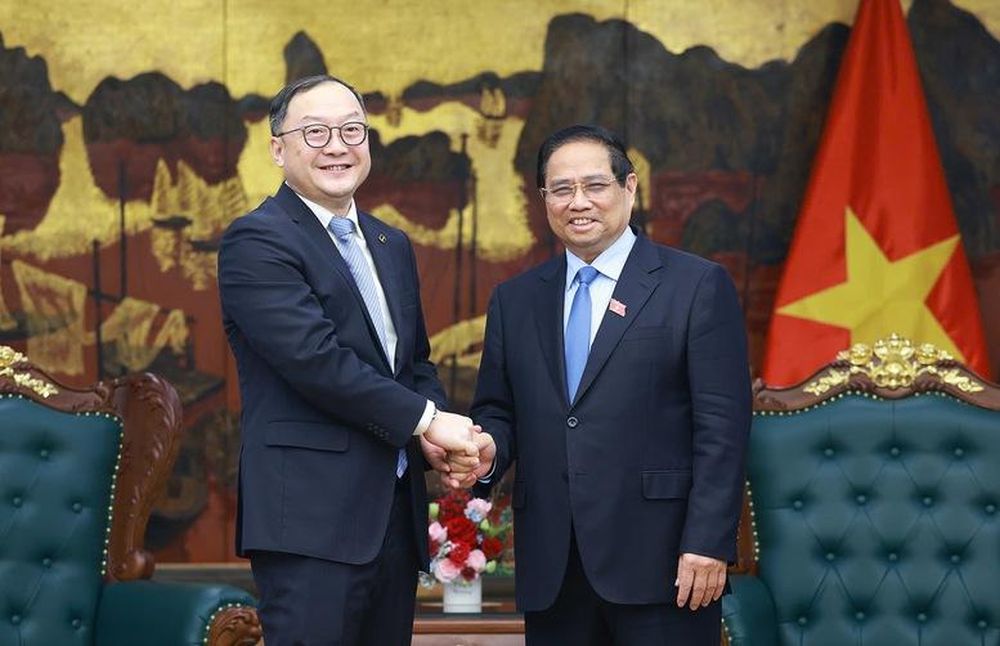 Thủ tướng tiếp lãnh đạo tập đoàn kinh tế hàng đầu Trung Quốc