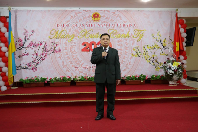 Đại sứ quán Việt Nam tại Ukraine tổ chức Tết cổ truyền Xuân Canh Tý