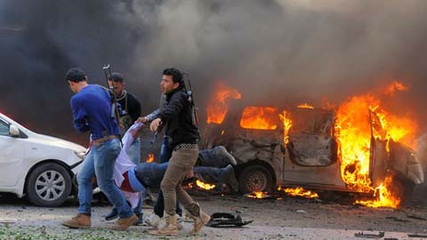 Thủ đô Syria rung chuyển vì trúng rocket