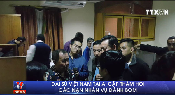 Đại sứ quán Việt Nam tại Ai Cập thăm hỏi các nạn nhân trong vụ đánh bom