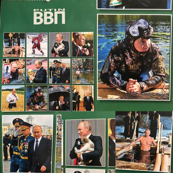 Bộ lịch năm 2019 của Tổng thống Putin gây 'sốt' trên thị trường