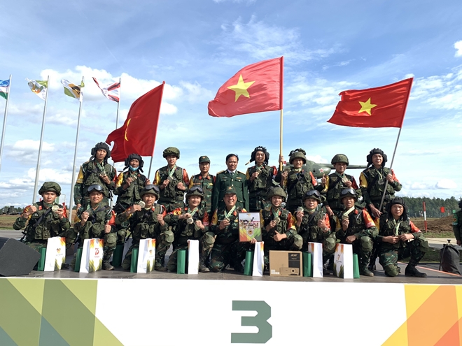 Đội tuyển Công binh Việt Nam bảo vệ thành công Huy chương Đồng