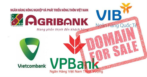 Tên miền 4 ngân hàng Việt bị rao bán với giá 79 triệu đồng