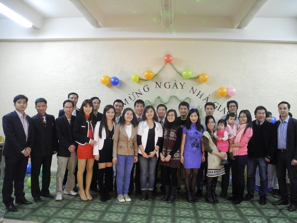 Lưu học sinh tại RUDN- Moscow hướng về ngày hiến chương nhà giáo